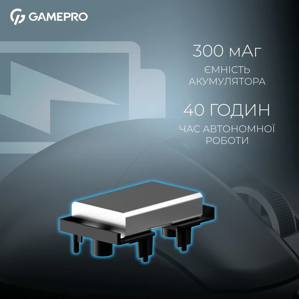 Миша бездротова GamePro Asgard Thor Black (GM023B) UA