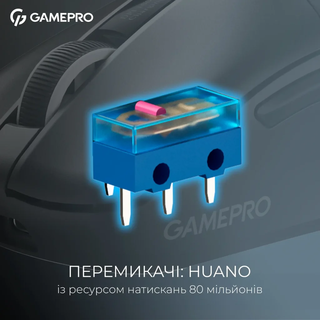 Миша бездротова GamePro Asgard Thor Black (GM023B) UA