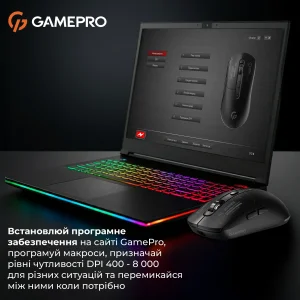 Миша бездротова GamePro Genesis Winner Black (GM079B) UA