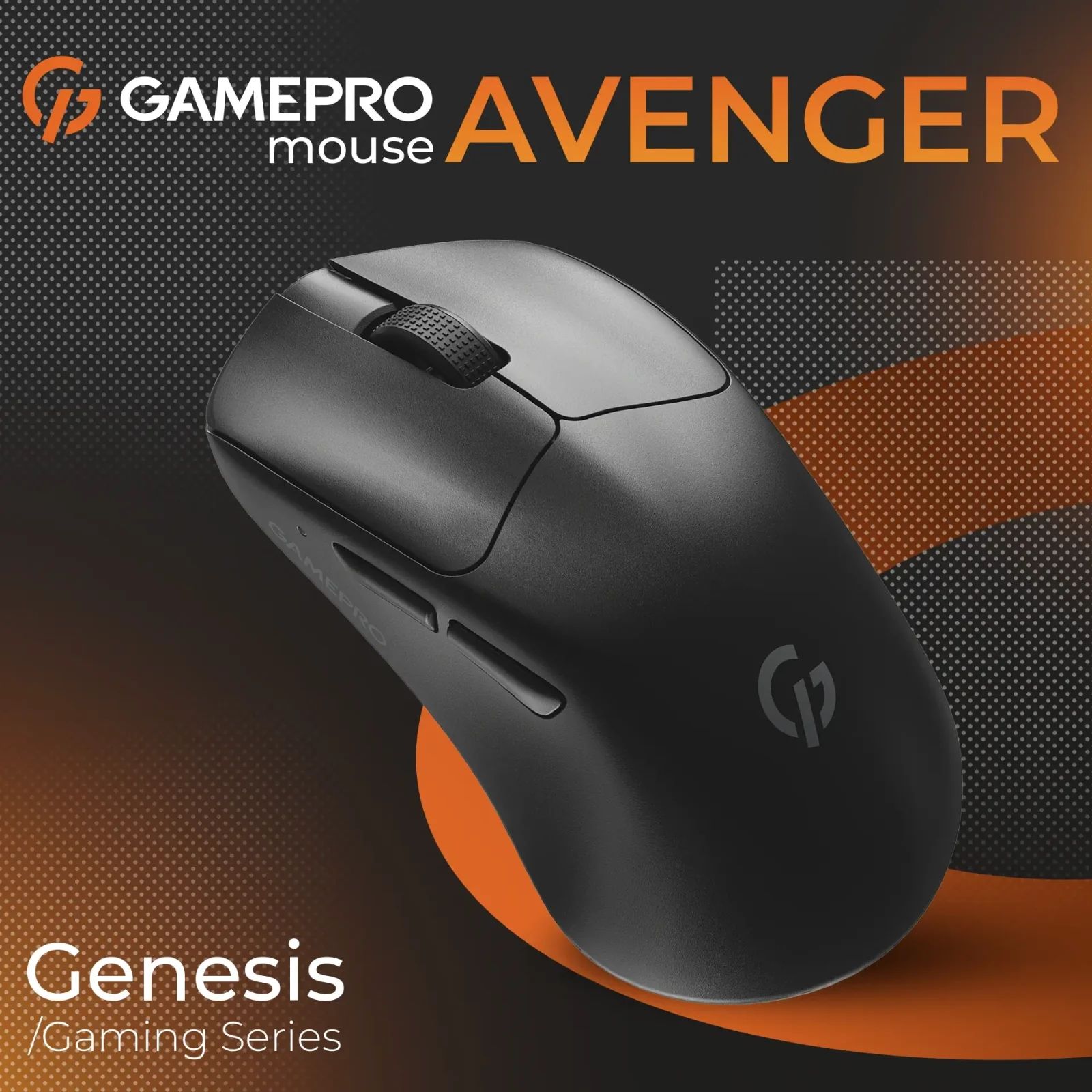 Мышь беспроводная GamePro Genesis Avenger Black (GM096B) UA