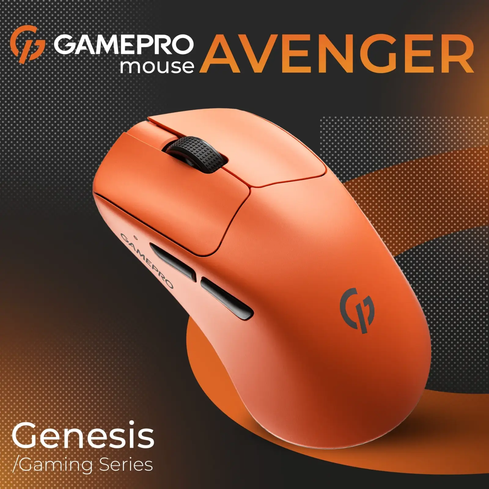 Миша бездротова GamePro Genesis Avenger Orange (GM096O) UA