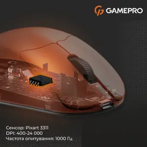 Миша бездротова GamePro Genesis Avenger Orange (GM096O) UA