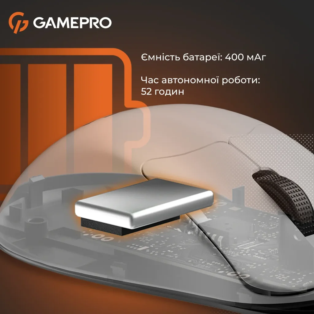 Мышь беспроводная GamePro Genesis Avenger White (GM096W) UA
