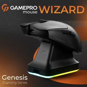 Миша бездротова GamePro Genesis Wizard Black (GM160B) UA