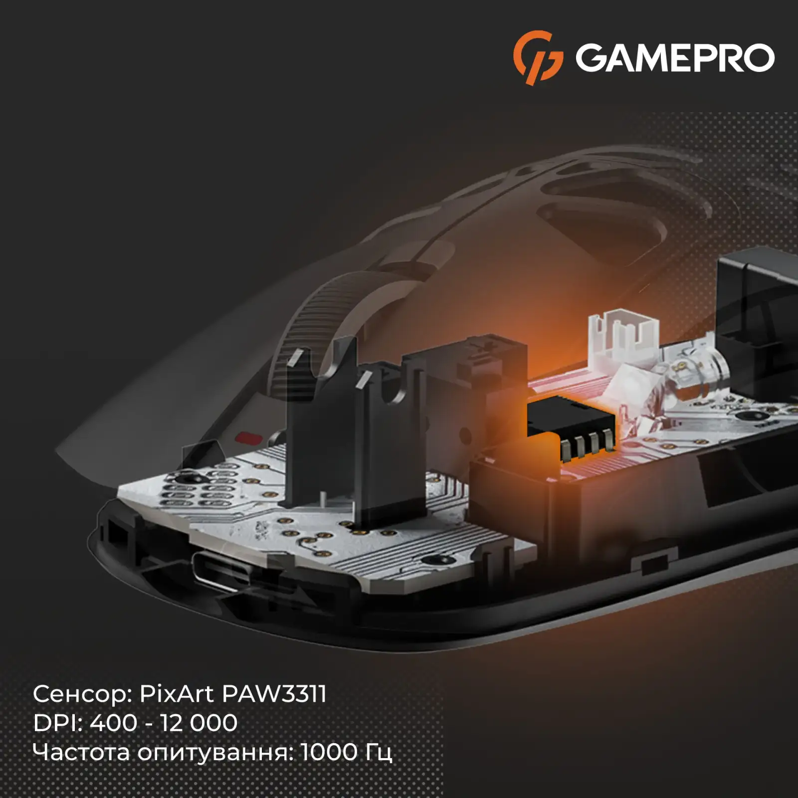 Миша бездротова GamePro Genesis Spider (GM870B) UA