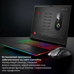 Миша бездротова GamePro Genesis Hollow (GM870HB) UA