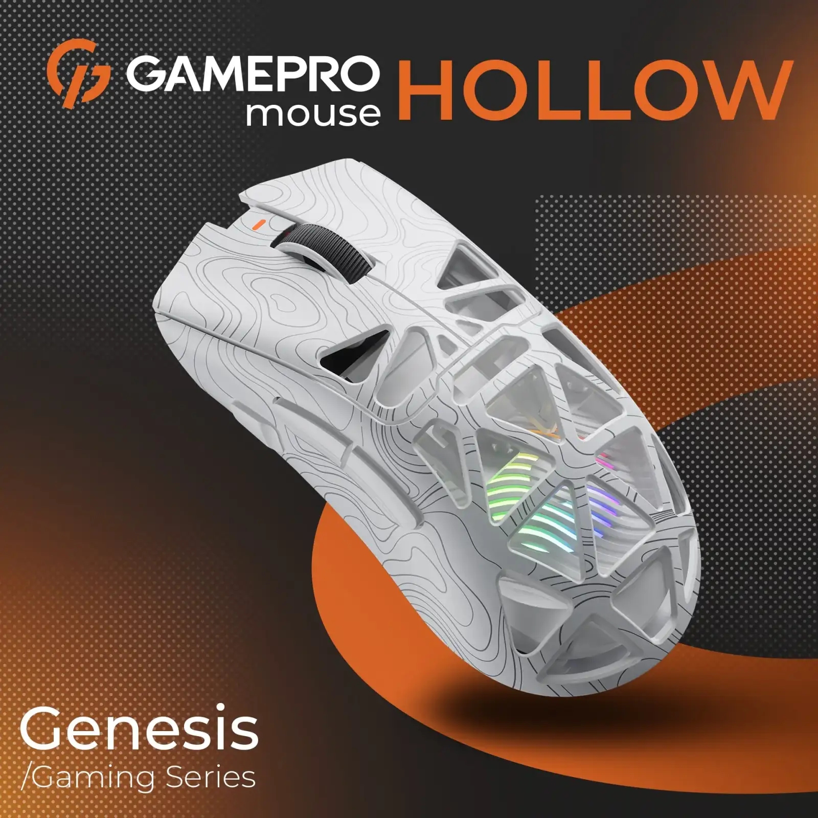 Миша бездротова GamePro Genesis Hollow White (GM870HW) UA