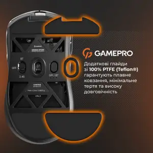 Миша бездротова GamePro Genesis Hollow White (GM870HW) UA