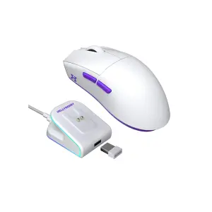 Миша бездротова Hator Hellyberry HM47 Wireless White/Violet (HM47_white_violet) UA