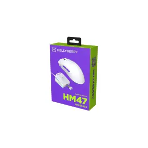 Миша бездротова Hator Hellyberry HM47 Wireless White/Violet (HM47_white_violet) UA