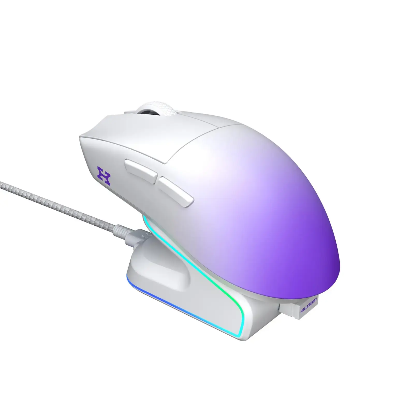 Миша бездротова Hator Hellyberry HM47 Pro Wireless White/Violet Gradient (HM47PRO_white_violet) UA