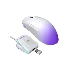 Миша бездротова Hator Hellyberry HM47 Pro Wireless White/Violet Gradient (HM47PRO_white_violet) UA
