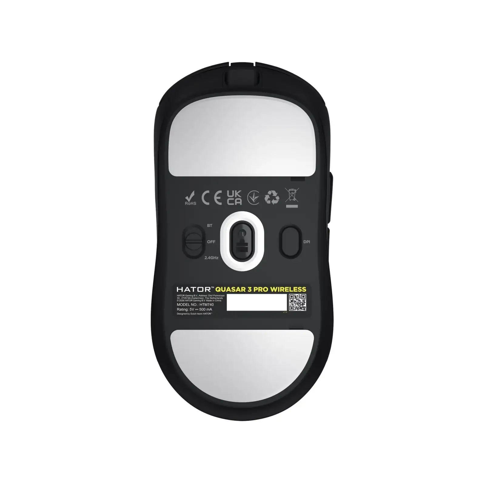 Миша бездротова Hator Quasar 3 Pro Wireless Black (HTM740) UA