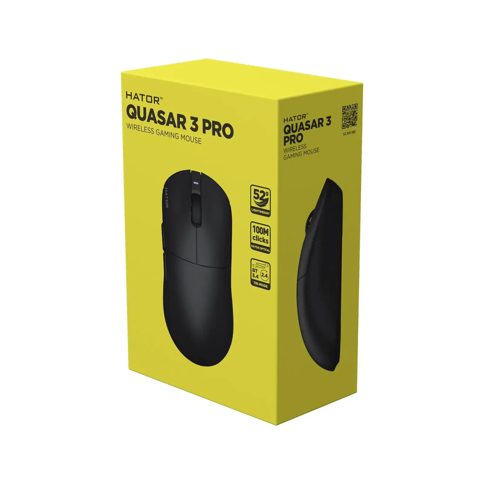 Миша бездротова Hator Quasar 3 Pro Wireless Black (HTM740) UA