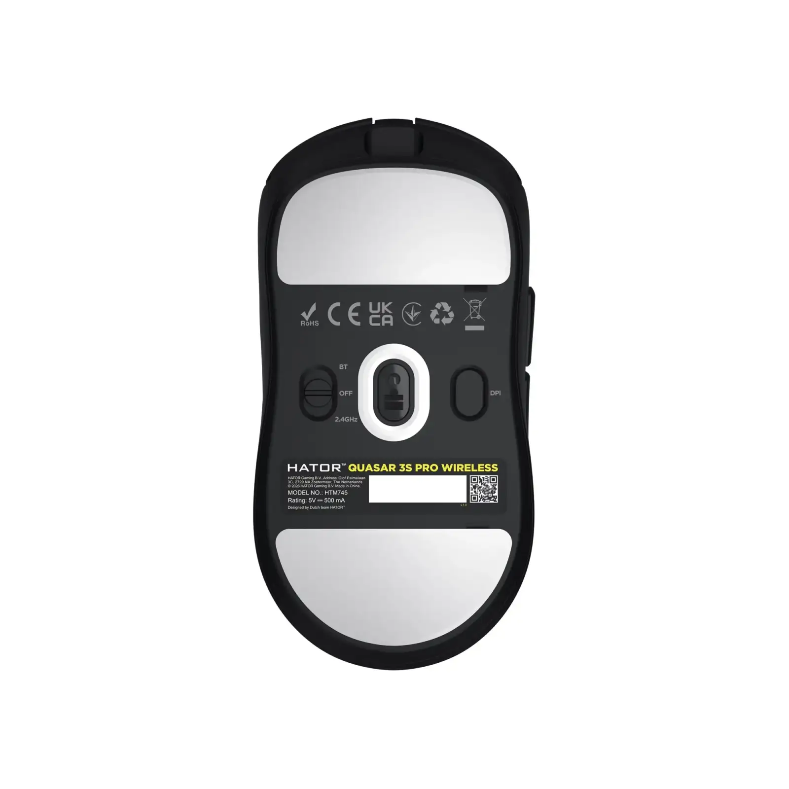 Миша бездротова Hator Quasar 3S Pro Wireless Black (HTM745) UA
