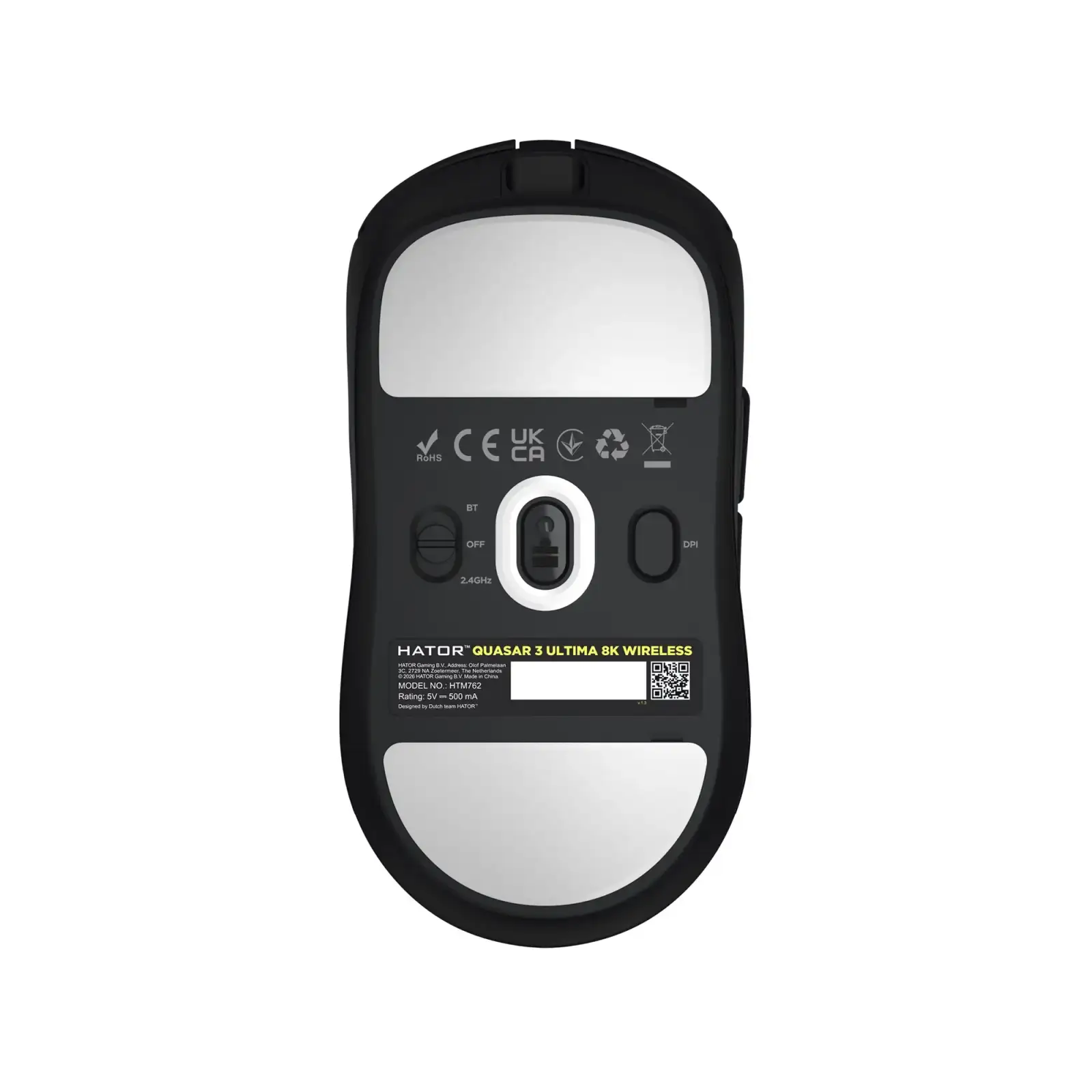 Миша бездротова Hator Quasar 3 Ultima 8K Wireless Black (HTM762) UA