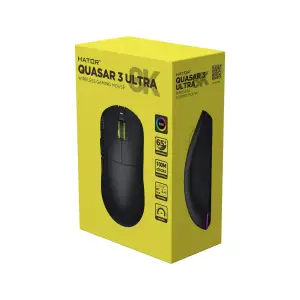 Миша бездротова Hator Quasar 3 Ultra 8K Wireless Black Edition (HTM772) UA