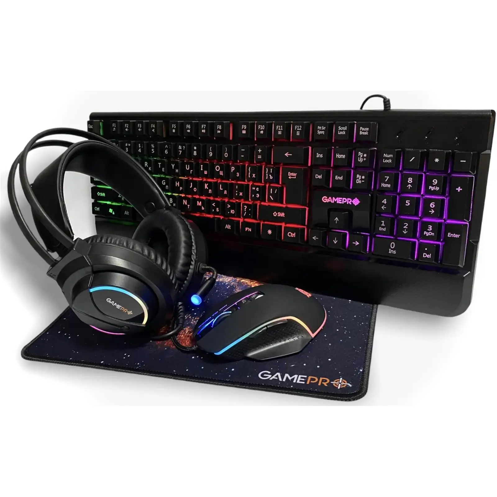 Комплект GamePro Gameset 4 в 1 USB (GS1252) UA
