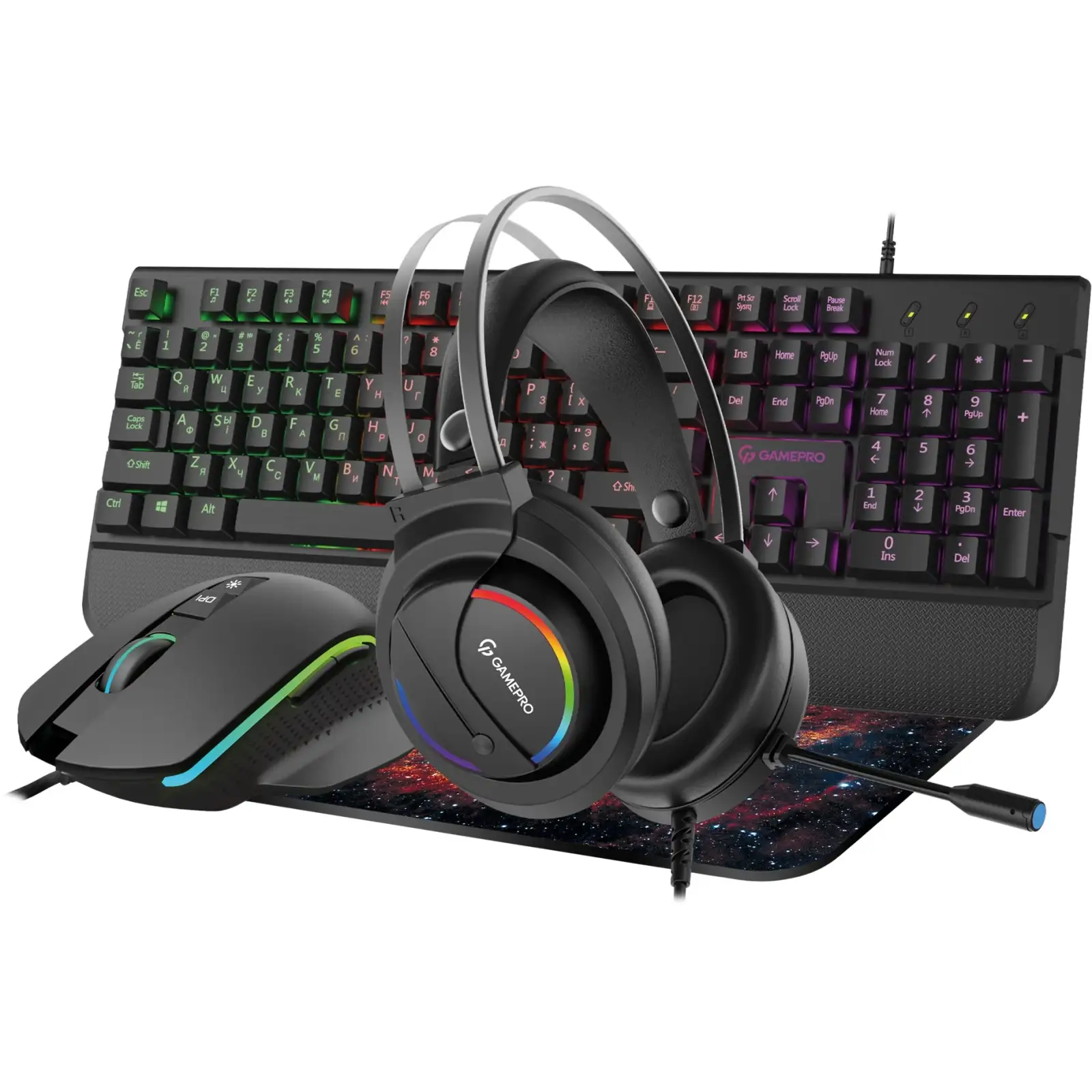 Комплект GamePro Gameset 4 в 1 USB (GS1252) UA