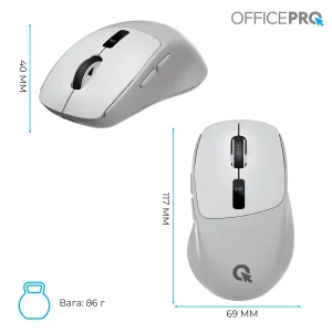Миша бездротова OfficePro M398G Gray UA