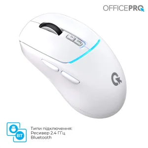 Мышь беспроводная OfficePro M468W White UA