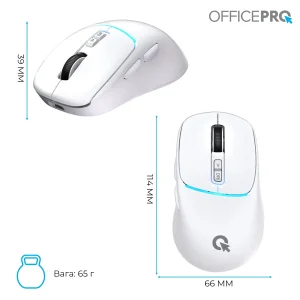 Мышь беспроводная OfficePro M468W White UA