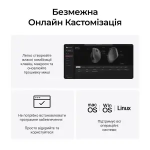 Мышь беспроводная Keychron M5 WL Black (M5-A23) UA