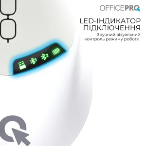 Мышь беспроводная OfficePro M520W White UA
