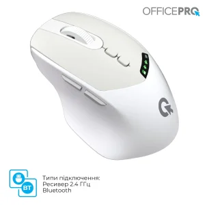 Мышь беспроводная OfficePro M520W White UA