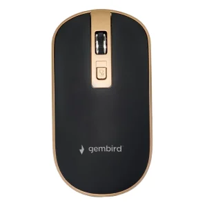 Мышь беспроводная Gembird MUSW-4B-06-BG Black/Gold UA