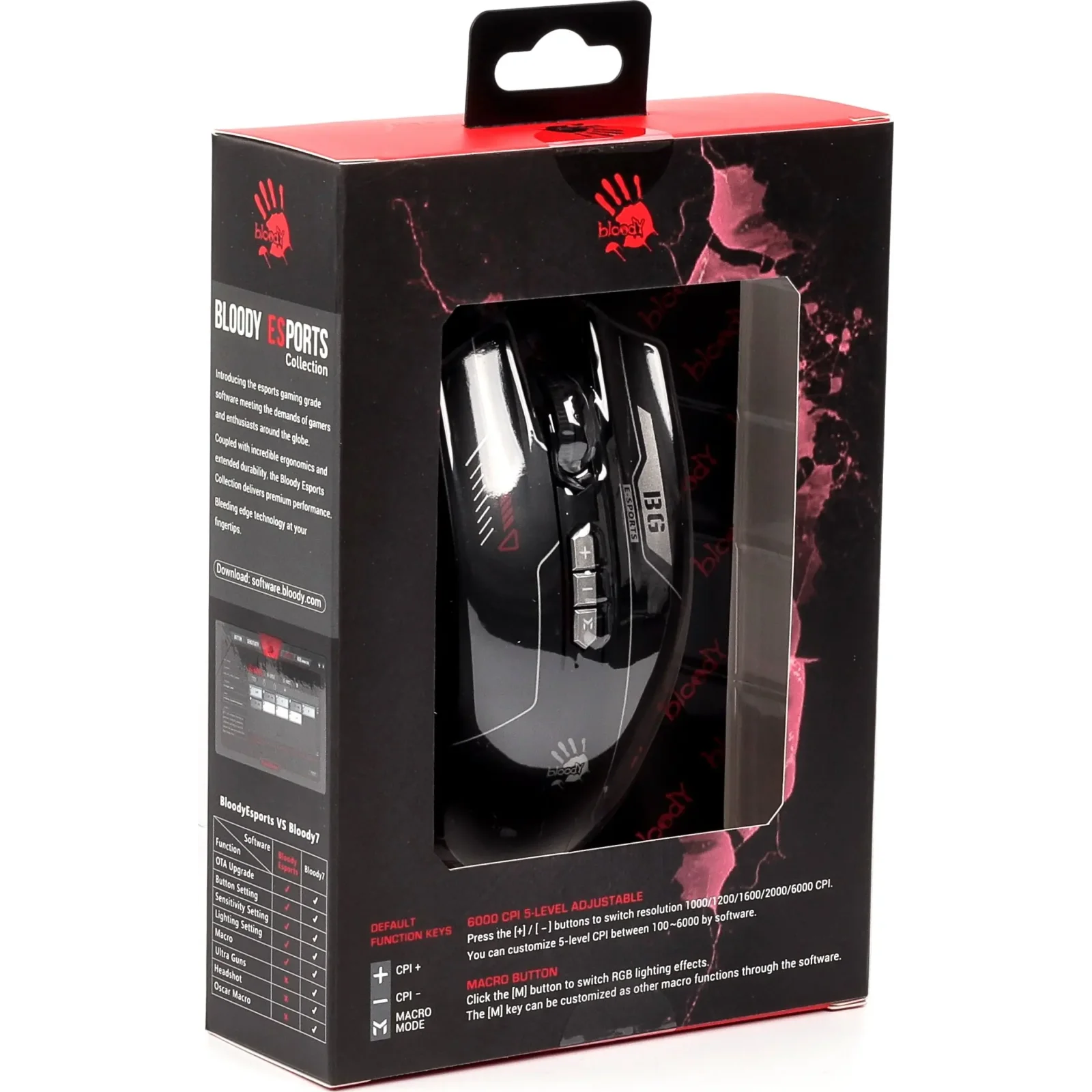 Мышь A4Tech ES7 Bloody Esports Black UA