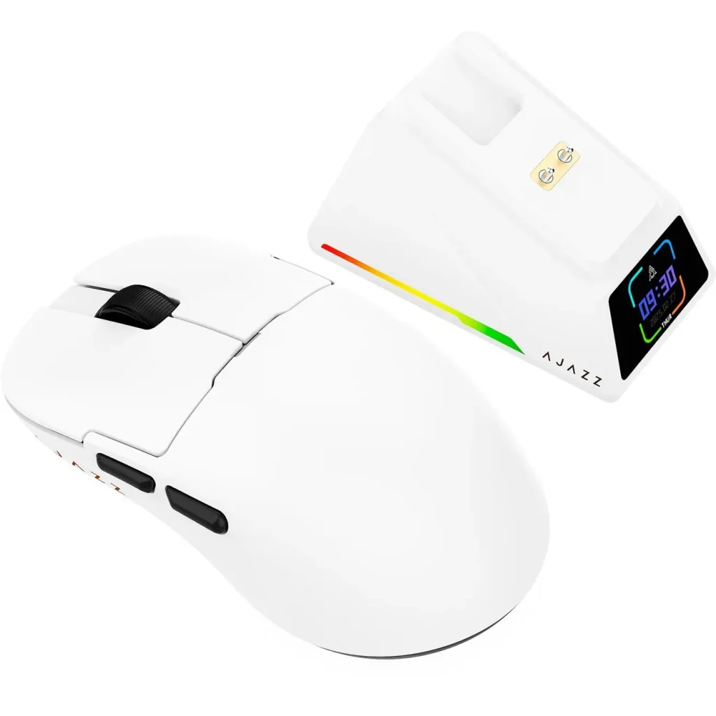 Мышь беспроводная Ajazz AJ159 Apex White (AJM159-A-W) UA