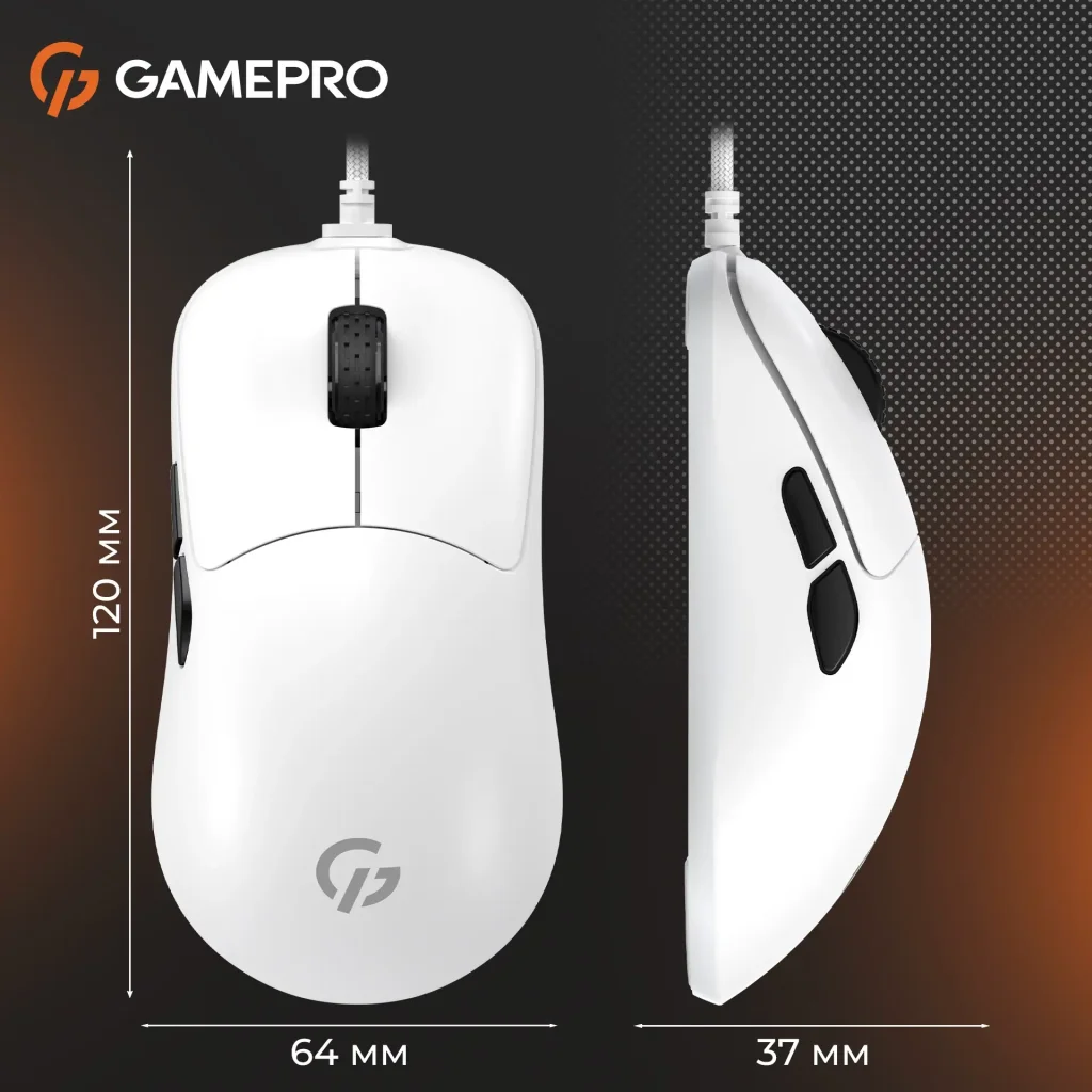Миша GamePro GM690W White UA