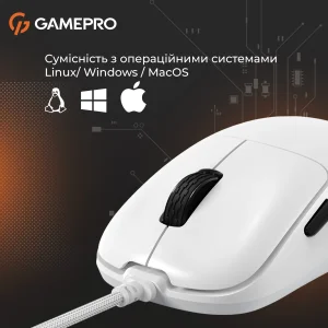 Миша GamePro GM690W White UA