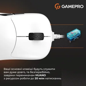 Миша GamePro GM690W White UA