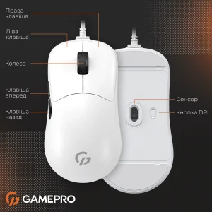 Миша GamePro GM690W White UA