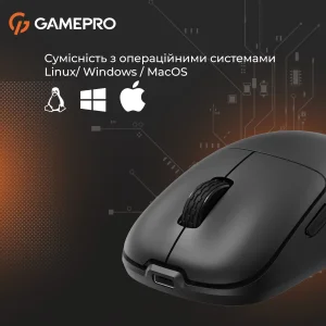 Миша бездротова GamePro GM990B Black UA