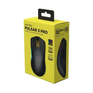 Мышь беспроводная Hator Pulsar 3 Pro Wireless Black (HTM640) UA