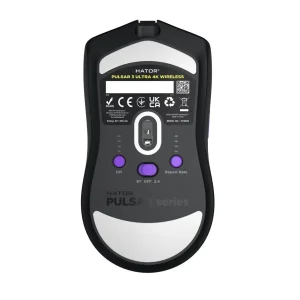 Мышь беспроводная Hator Pulsar 3 Ultra 4K Wireless Black (HTM680) UA