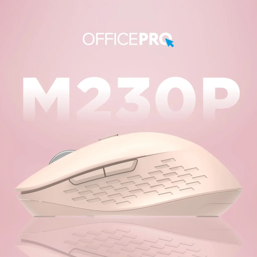 Миша бездротова OfficePro M230P Pink UA