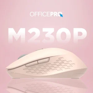 Миша бездротова OfficePro M230P Pink UA