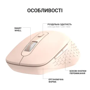 Миша бездротова OfficePro M230P Pink UA