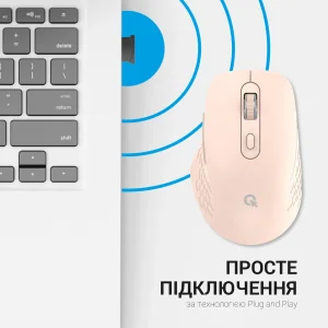 Миша бездротова OfficePro M230P Pink UA