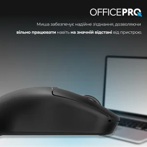 Мышь беспроводная OfficePro M307B Black UA