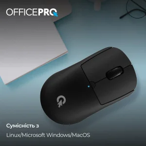 Мышь беспроводная OfficePro M307B Black UA