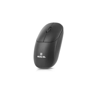 Мышь беспроводная REAL-EL RM-311 W Black, EL123200041 UA