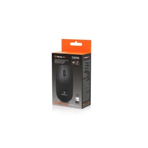 Мышь беспроводная REAL-EL RM-311 W Black, EL123200041 UA