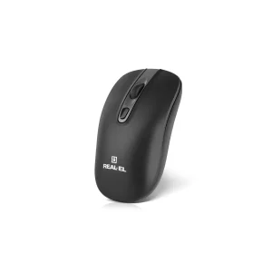 Миша бездротова REAL-EL RM-350 W Black, EL123200043 UA