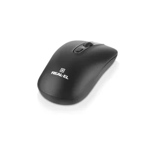 Миша бездротова REAL-EL RM-350 W Black, EL123200043 UA