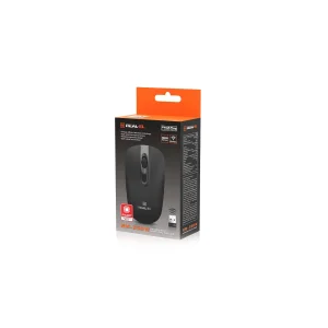 Миша бездротова REAL-EL RM-350 W Black, EL123200043 UA